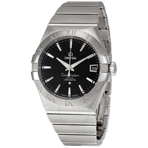 Omega Constellation Automatic Black Dial Men's Watch 12310382101001 123.10.38.21.01.001