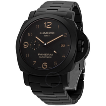 Panerai Tuttonero Luminor GMT Automatic Black Dial Men's Watch PAM01438