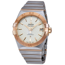 Omega Constellation Co-axial Silver Lozenge Automatic Men's Watch 123.20.38.21.02.008