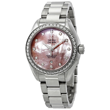 Omega Seamaster Aqua Terra Automatic Diamond Ladies Watch 231.15.34.20.57.003