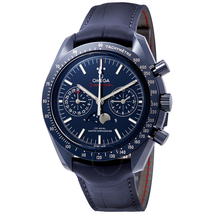 Omega Speedmaster Blue Ceramic Dial Automatic Men's Moonphase Watch 304.93.44.52.03.001