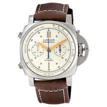 Panerai Luminor 1950 Ivory Automatic Men's Chronograph Watch PAM00654