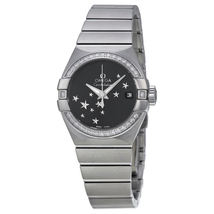 Omega Constellation Chronometer Automatic Star Ladies Watch 123.15.27.20.01.001