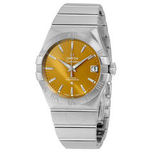 Omega Constellation Co-Axial Bronze Dial Stainless Steel Men's Watch . 123.10.38.21.10.001