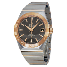 Omega Constellation Automatic Grey Dial Steel and 18kt Rose GoldMen's Watch 123.20.38.21.06.002