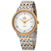 Omega De Ville Prestige Automatic Chronometer Silver Dial Two-Tone Men's Watch 424.20.40.20.02.001