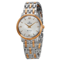 Omega DeVille Prestige Mother of Pearl Staless Steel and 18kt Gold Ladies Watch 424.20.27.60.05.002