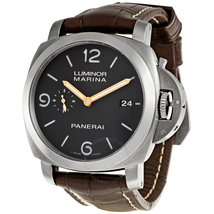 Panerai Luminor Dark Brown Dial Titanium Men's Watch 00351 PAM00351
