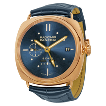 Panerai Radiomir 8 Days GMT Oro Rosso Mechanical Men's Watch PAM00538