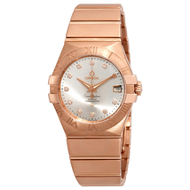 Omega Constellation Automatic Diamond Ladies Watch 123.50.35.20.52.001