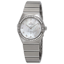 Omega Constellation Manhattan Mother of Pearl Diamond Dial Ladies Watch 131.15.28.60.55.001