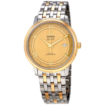 Omega De Ville Yellow Gold Dial Men's Watch 424.20.40.20.08.001