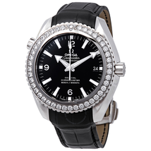 Omega Seamaster Planet Ocean Automatic Diamond Black Dial Ladies 42mm Watch 232.18.42.21.01.001