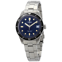 Oris Divers Automatic Blue Dial Mid-size Watch 01 733 7747 4055-07 8 17 18