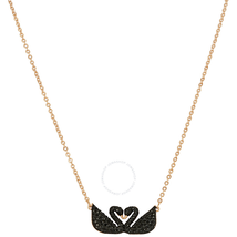 Swarovski Iconic Swan Double Necklace - Black - 5296468