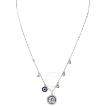 Swarovski Lucy Round Rhodium-Plated Necklace 5370500
