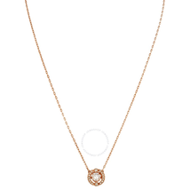 Swarovski Sparkling Dance Round Necklace in Rose Gold 5272364