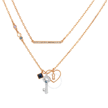 Swarovski Glowing Key Necklace, Blue 5273295