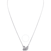 Swarovski Rhodium Plated Iconic Swan Necklace 5416605