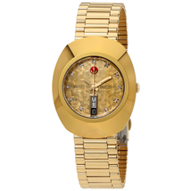 Rado Original L  Automatic Yellow Gold Dial Men's Watch R12413643