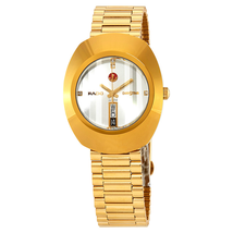 Rado Original Silver Diamond Dial Men's Yellow Gold-Tone L Watch R12413783