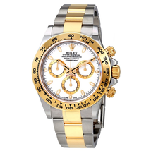 Rolex Cosmograph Daytona White Dial Stainless Steel and 18K Yellow Gold Oyster Bracelet Bracelet Automatic Men's Watch 116503 WSO 116503WSO