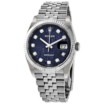 Rolex Datejust 36 Blue Jubilee Diamond Dial Ladies Watch 126234BLJDJ