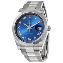 Rolex Datejust 41 Automatic Blue Dial Stainless Steel Men's Watch 126300 0017