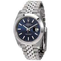 Rolex Datejust 41 Blue Dial Automatic Men's Watch 126300BLSJ