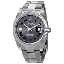 Rolex Datejust 41 Slate Dial Automatic Men's Steel and White Gold Oyster Watch 126334GYRO