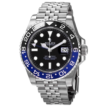 Rolex GMT-Master II " Batman" Black and Blue Bezel Automatic Men's Jubilee Watch 126710blnr