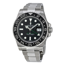 Rolex GMT Master II Black Index Dial Oyster Bracelet Steel Men's Watch 116710LN