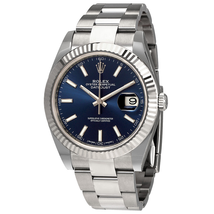 Rolex Oyster Perpetual Datejust 41 Blue Dial Automatic Men's Watch 126334BLSO