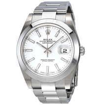 Rolex Oyster Perpetual Datejust White Dial Automatic Men's Watch 126300WSO