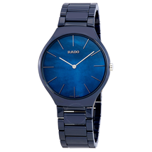 Rado True Thinline Blue Mother of Pearl Dial Men's Watch R27005902