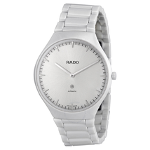 Rado True Thinline Automatic White Dial Ceramic Unisex  Watch R27970102