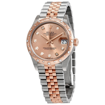 Rolex DateJust 31 Rose Dial Automatic Ladies Steel and 18 ct Everose Gold Jubilee Watch 278341PDJ