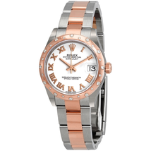 Rolex Datejust 31 White Dial Automatic Ladies Steel and 18kt Everose Gold Oyster Watch 278341WRO