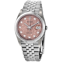 Rolex Datejust 36 Pink Jubilee Diamond Dial Ladies Watch 126234PJDJ