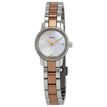 Rado Coupole Classic White Mother of Pearl Dial Ladies Diamond Watch R22892942