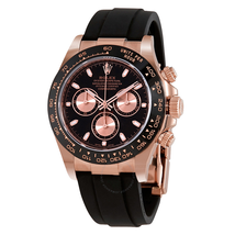 Rolex Cosmograph Daytona Black and Pink Dial Automatic Men's Oysterflex Watch 116515BKPSR