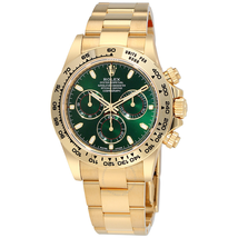 Rolex Cosmograph Daytona Green Dial 18K Yellow Gold Oyster Men's Watch m116508-0013