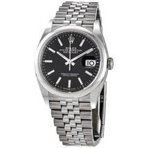 Rolex Datejust 36 Automatic Black Dial Men's Jubilee Watch 126200BKSJ
