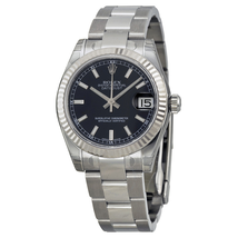Rolex Datejust Lady 31 Black Dial Stainless Steel Oyster Bracelet Automatic Watch 178274BKSO