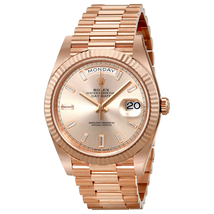 Rolex President Day Date Rose Dial Men's Watch 228235SNDP