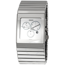 Rado Ceramica Chronograph Quartz Silver Dial Men's Watch R21911102