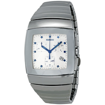 Rado Sintra Platinum-Tone Ceramic Chronograph Men's Watch R13434112