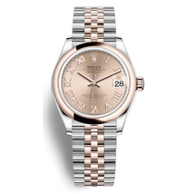 Rolex Datejust 31 Rose Dial Automatic Ladies Steel and 18kt Everose Gold Jubilee Watch 278241PRJ