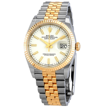 Rolex Datejust 36 White Dial Men's Steel and 18kt Yellow Gold Jubilee 126233WSJ
