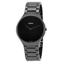 Rado True Thinline Black Ceramic Men's Watch R27741182